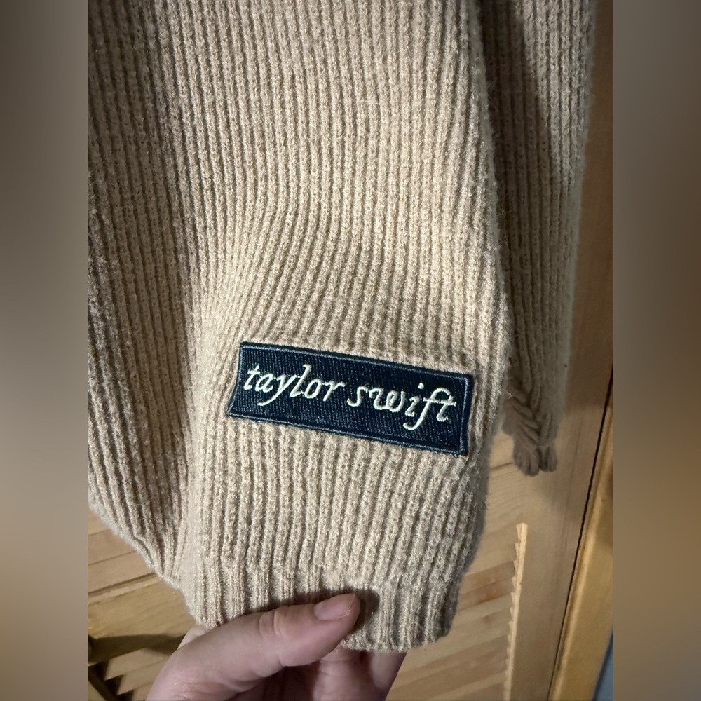 Taylor Swift Folklore Chenille Patch Sweater - image 5